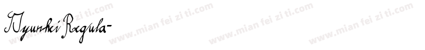 SJyunhei Regula字体转换